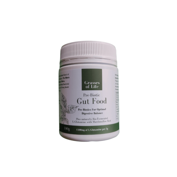 Pre-Biotic Gut Food with Bio-Fermented L-Glutamine