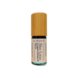 Blue Lotus Absolute Oil and Organic Moringa Oil Infusion Roll on 5ml