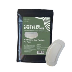 Castor Oil Liver Patches 10 Pack